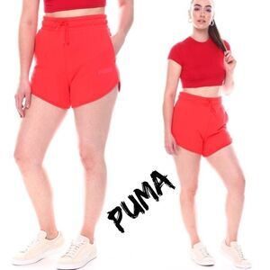 Puma Athletic/Athleisure High-Waist Women’s Shorts L